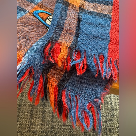 Vivienne Westwood scarf muffler shawl large ORB logo Japan Exclusive - Picture 16 of 16